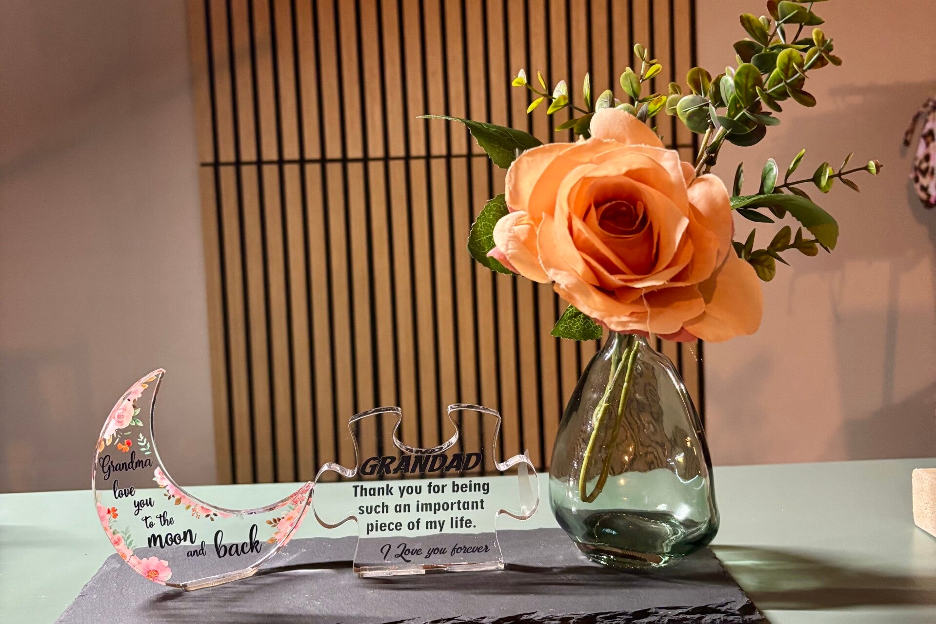 Gift set / Tafel decoratie / Opa & Oma