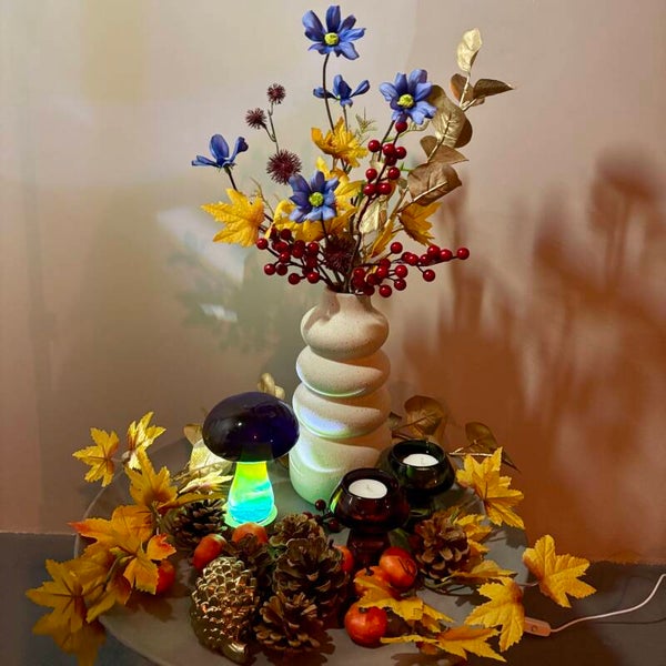 Tafeldecoratie set XL | met Led  Epoxy paddenstoel