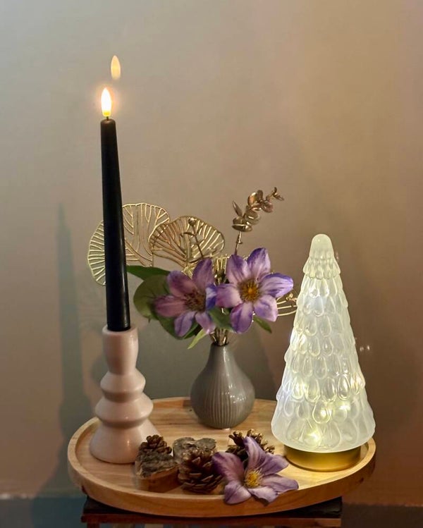 Tafeldecoratie set | witte kerstboom