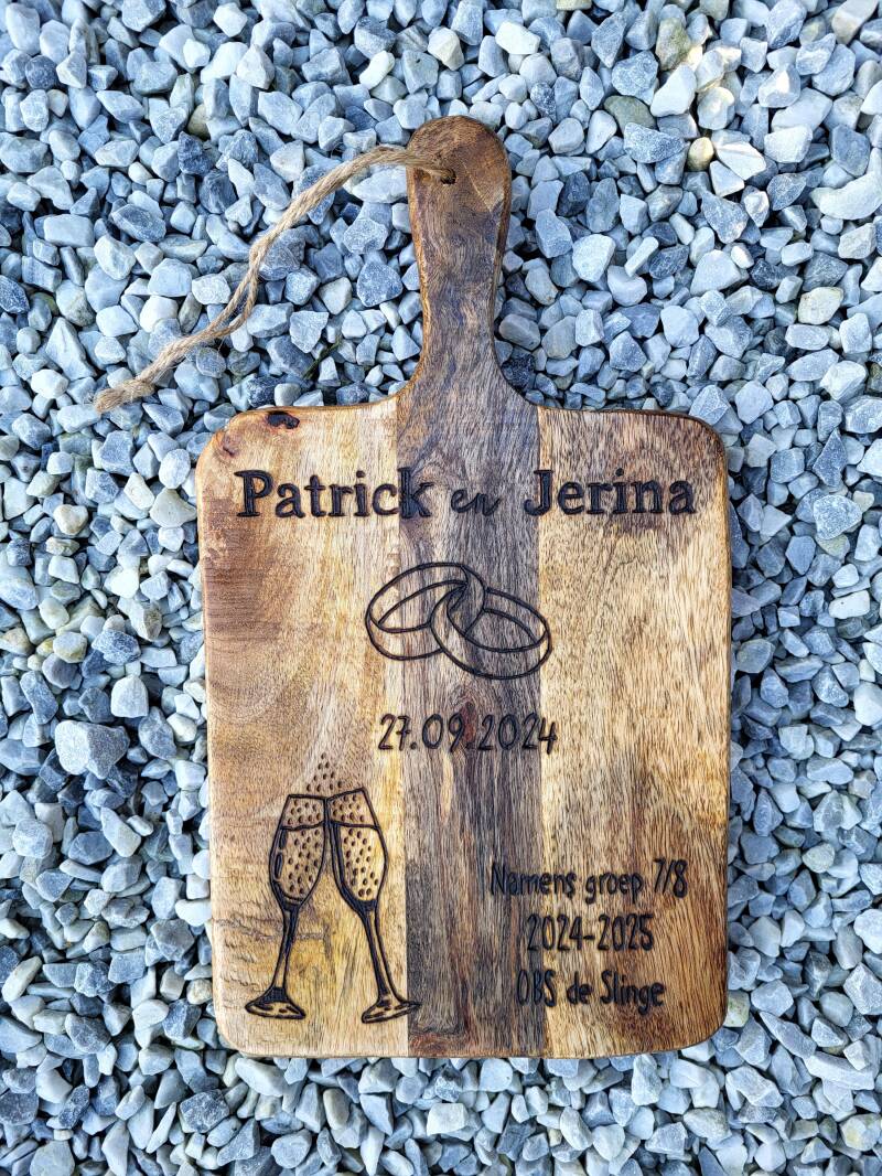 Patrick en Jerina mangohouten borrelplank