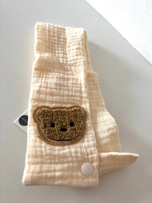 🐻 Écharpe ours beige ~ ROMY