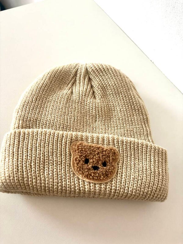 🐻 Bonnet ours beige ~ CHARLIE