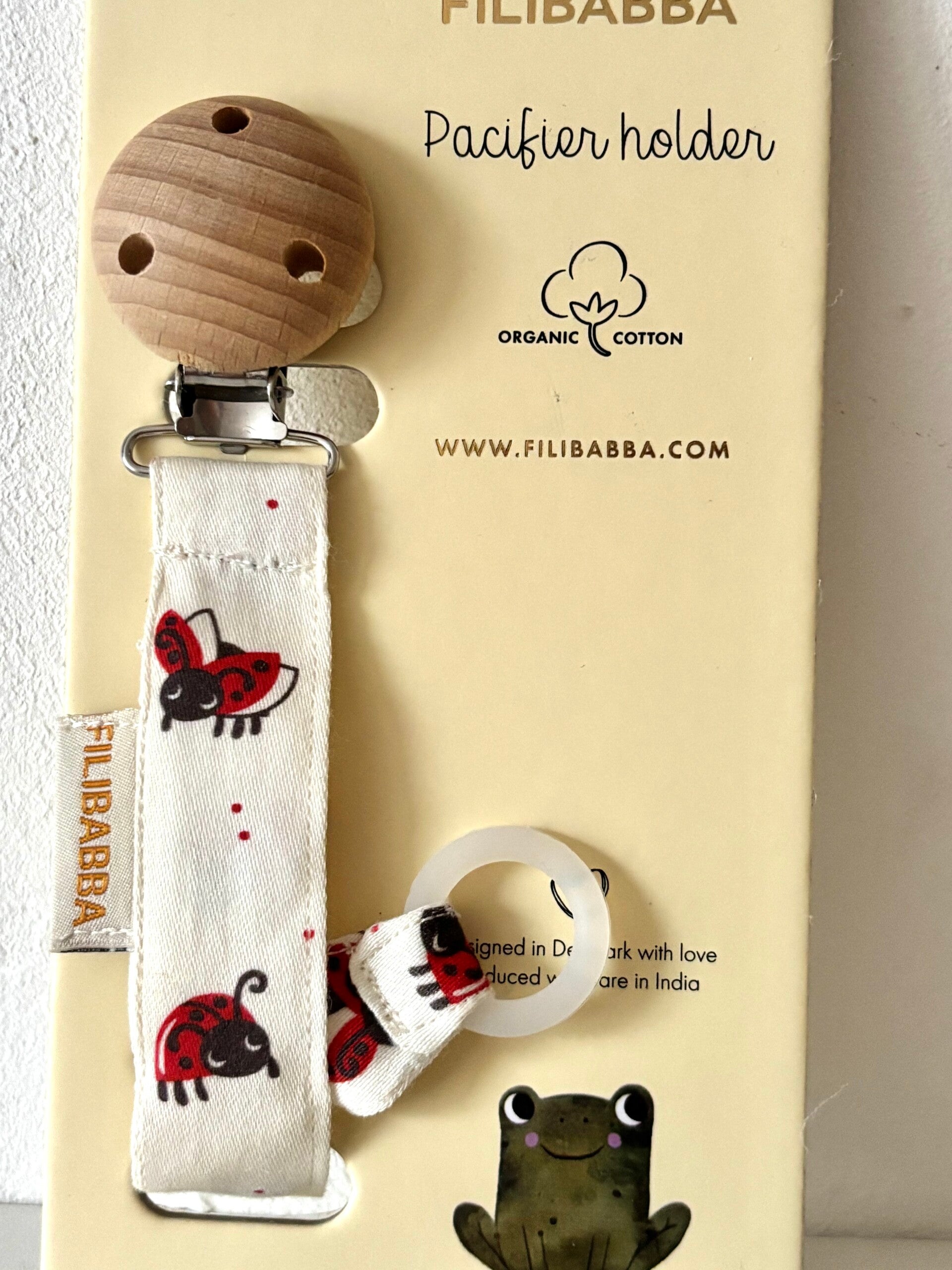 🐞 Attache tétine ~ COCCINELLE