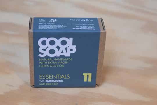 Cool Soap Essentials Olijfoliezeep 11 met lavendel en laurier.