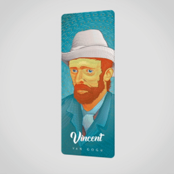 3D Boekenlegger After Van Gogh self-portrait