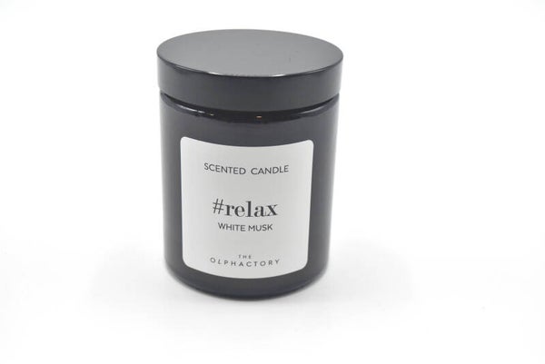 Kleine Geurkaars White Musk #Relax van The Olphactory