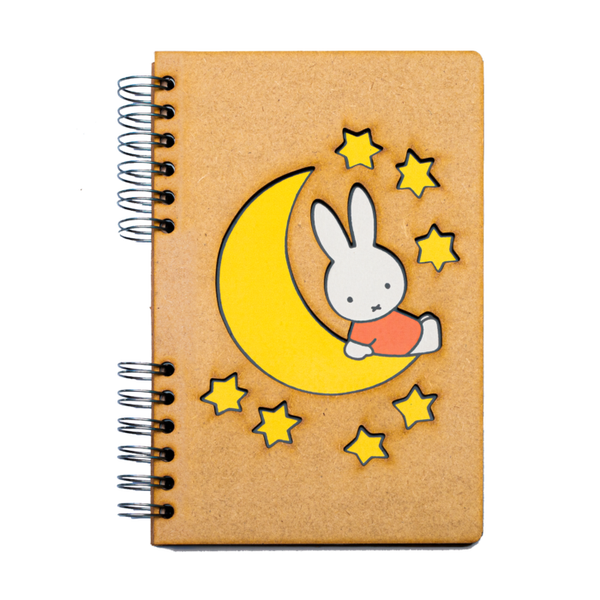 Komoni Notitieboekje (A5) Nijntje op de Maan - Gerecycled papier - Navulbaar