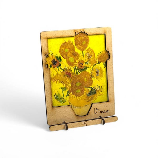 Komoni Kaart Zonnebloemen van Gogh