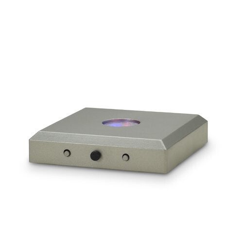 LED-BASE vierkant, 3 LED’s, zilver