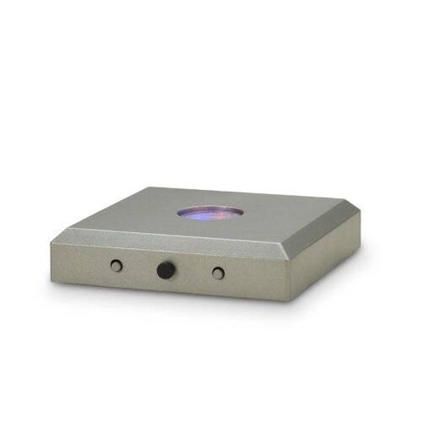 LED-BASE vierkant, 3 LED’s, zilver