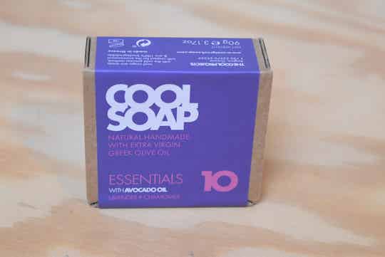 Cool Soap Essentials Olijfoliezeep 10 met lavendel en kamille voor gevoelige huid.