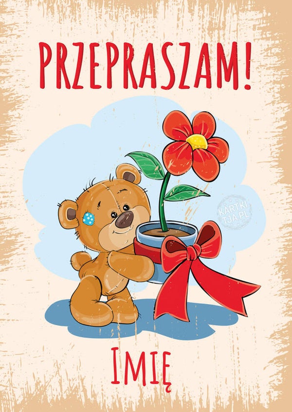 Kartka z życzeniami do zamówienia