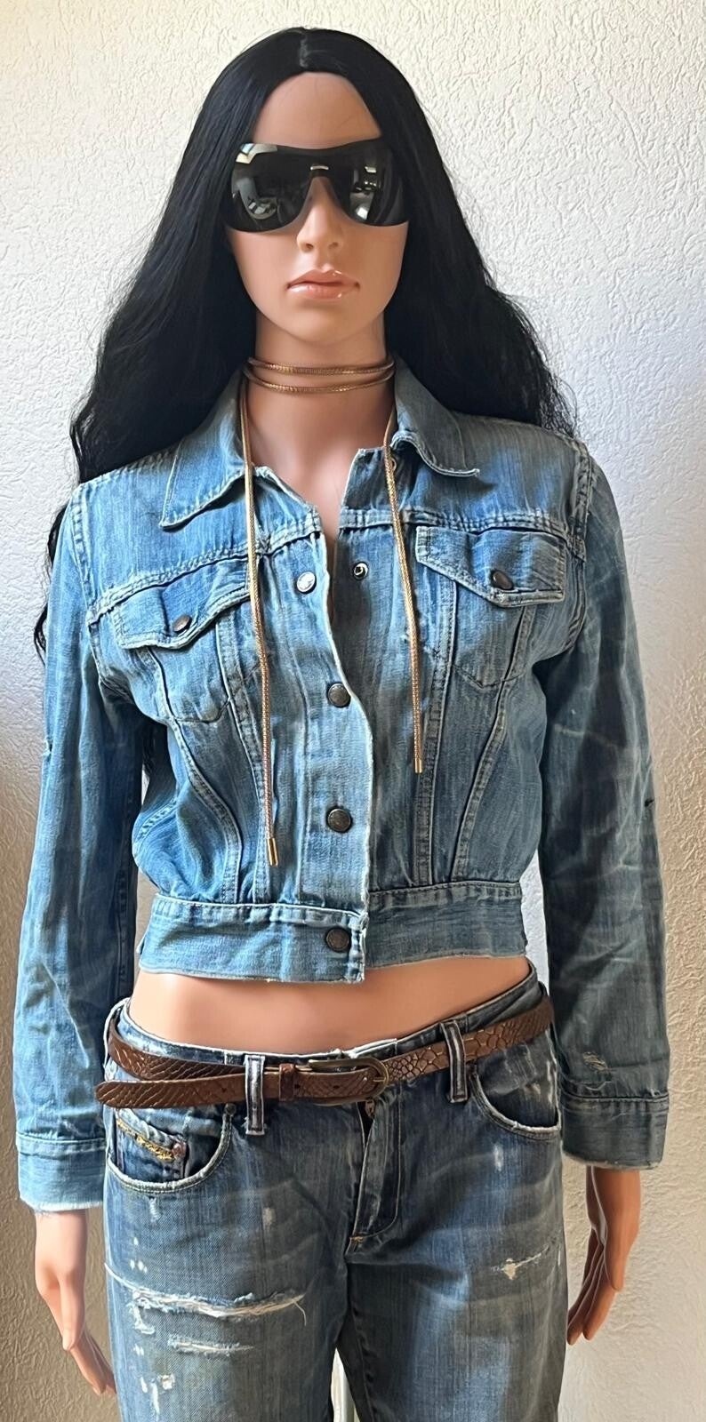Vintage Lee Denim Jacket Short