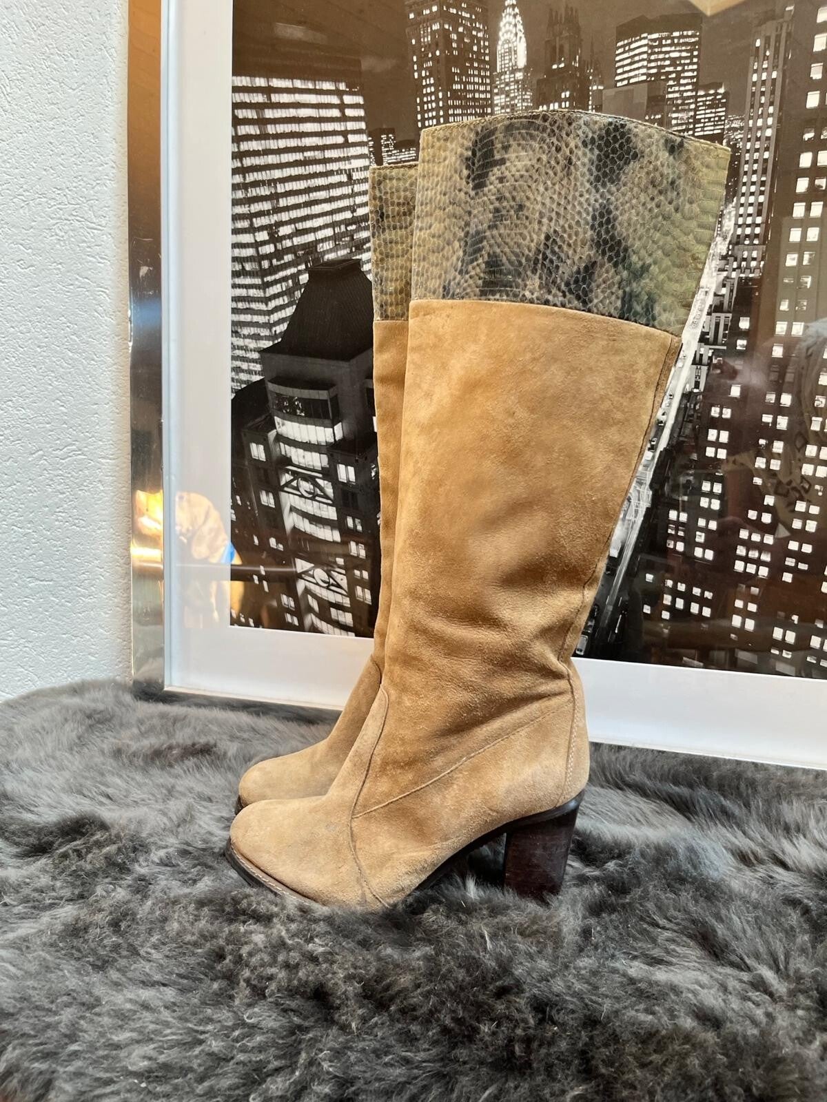 Suede Boots Diane Furstenberg