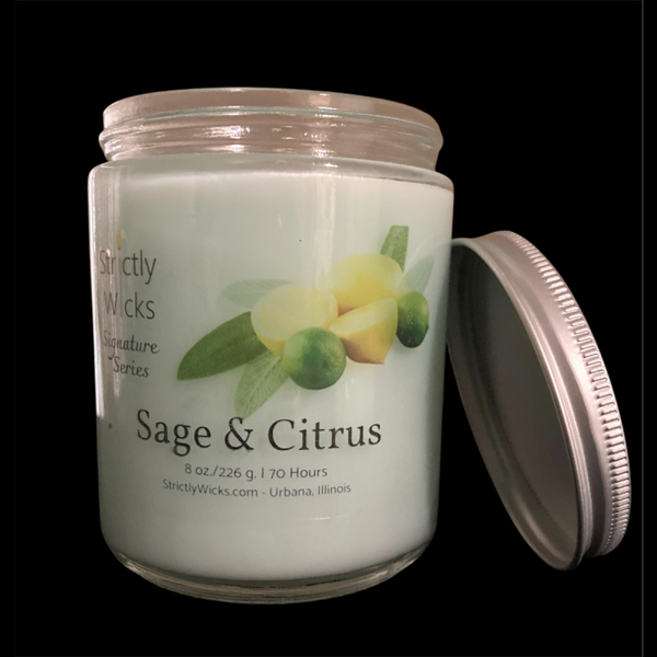 Sage & Citrus Scented Candle