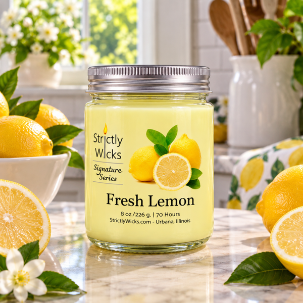 Fresh Lemon Scented Candle