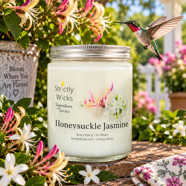 Honeysuckle Jasmine Scented Candle