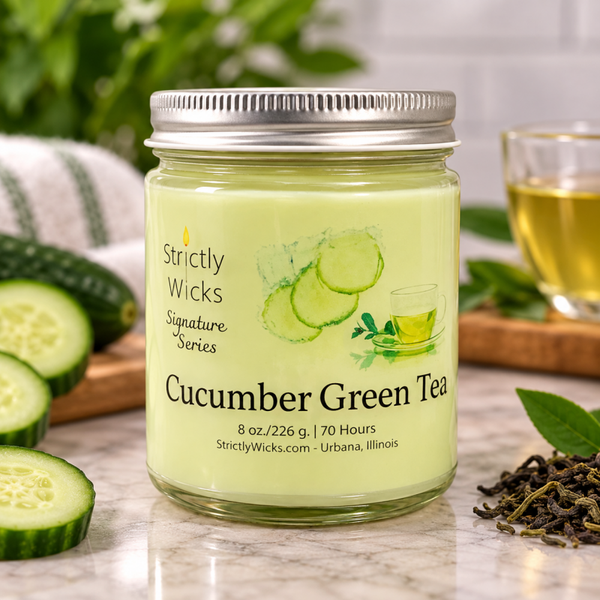 Cucumber Green Tea Scented Candle