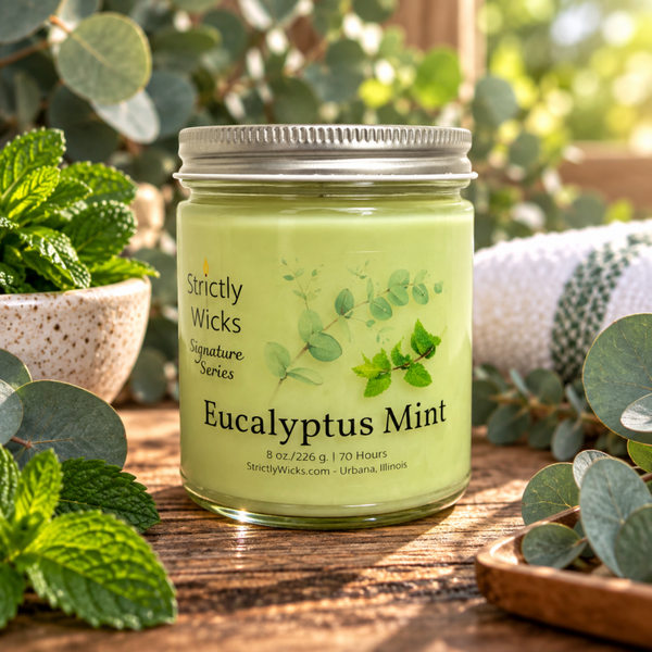 Eucalyptus Mint Scented Candle