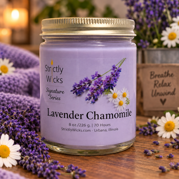 Lavender Chamomile Scented Candle