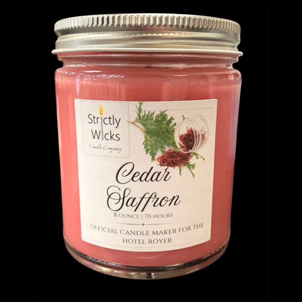 🎉 NEW! Cedar Saffron Scented Candle