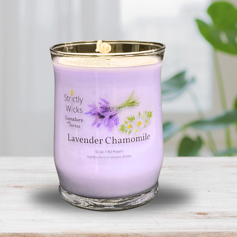 Lavender Chamomile Scented Candle 12 ounce
