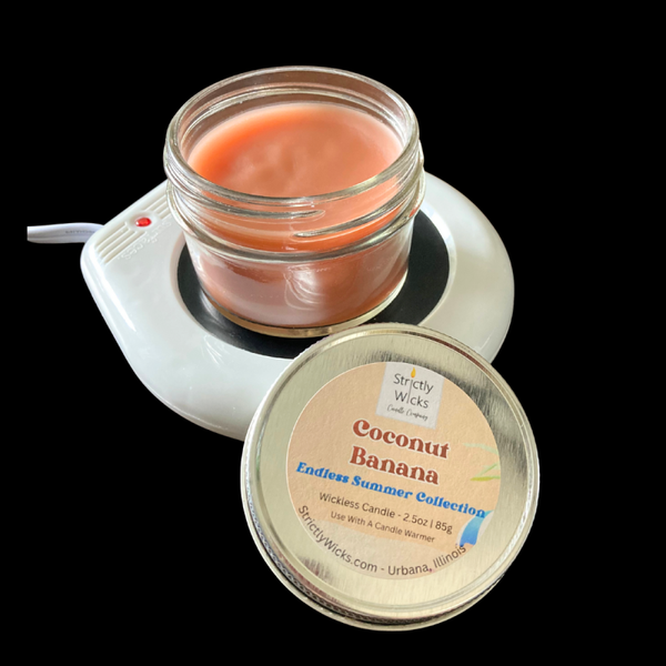 Coconut Banana Wickless Candle
