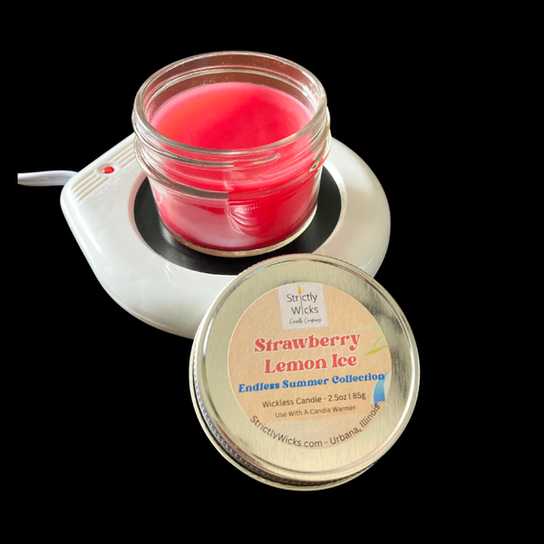 Strawberry Lemon Ice Wickless Candle