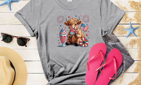 A0093 Patriotic Cow