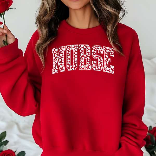 A0056 Nurse in Hearts White