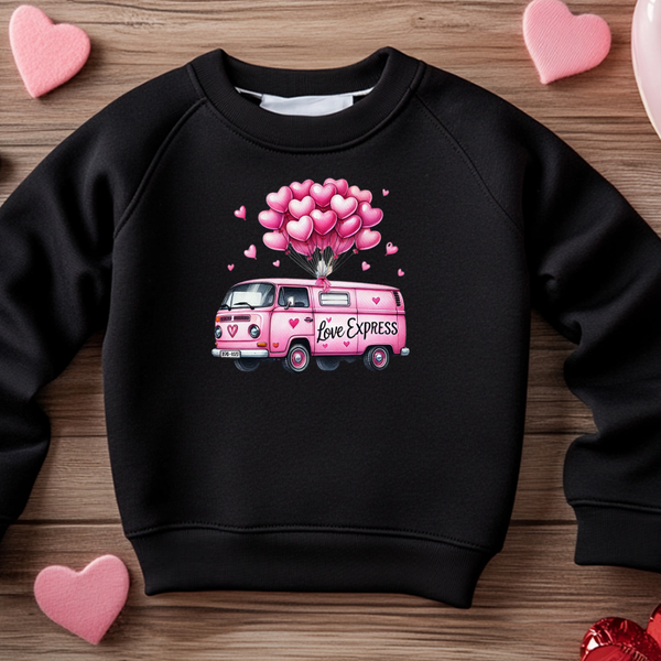 T0006 Toddler Pink Van with Balloons