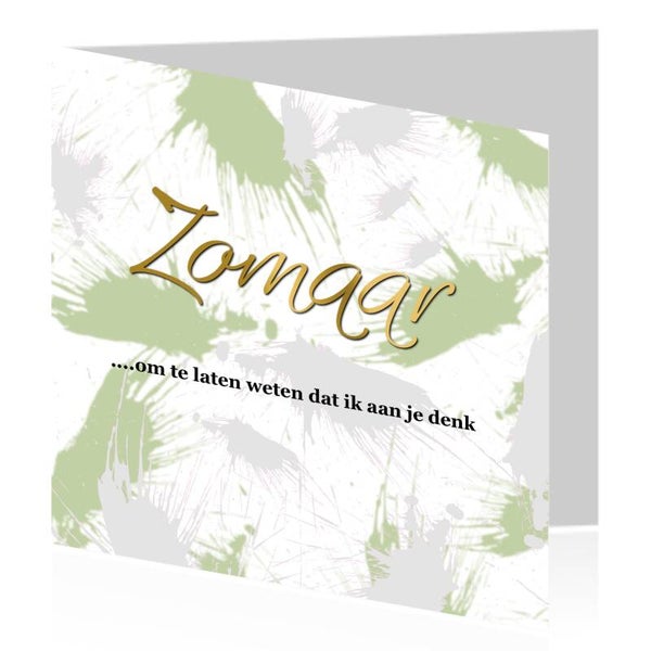 1. Zomaar, om te laten weten.....