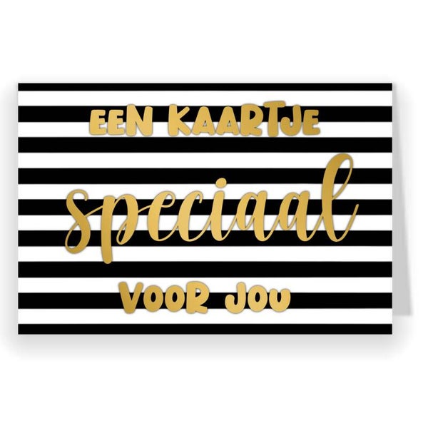 8. Een kaartje speciaal voor jou