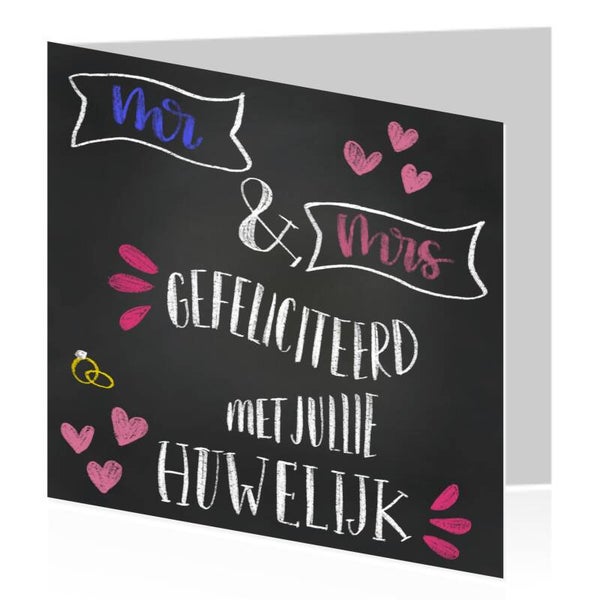 20. MR & MRS Gefeliciteerd met jullie huwelijk