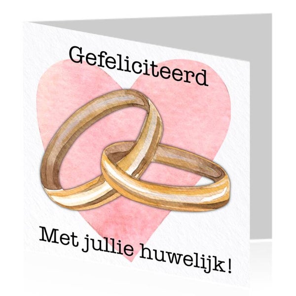 10. Gefeliciteerd met jullie huwelijk