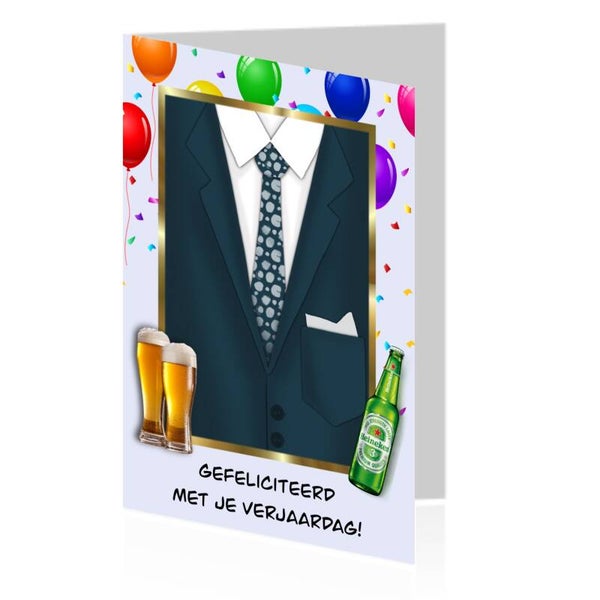 11. MAN: gefeliciteerd met je verjaardag, met biertjes