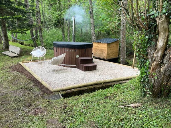 Option caisse de bois pour le bain nordique