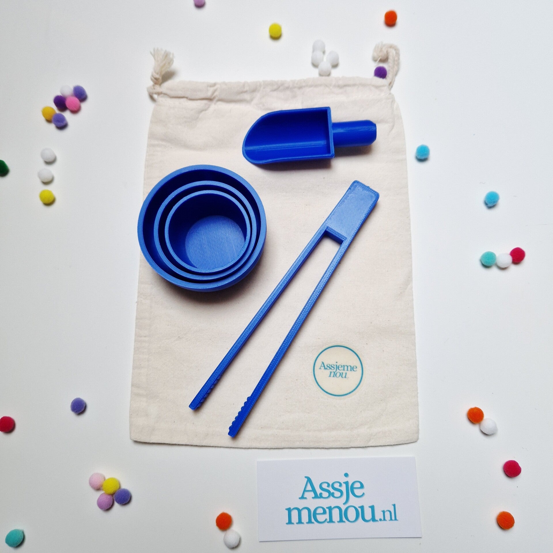 Speelbak accessoires voor de sensorische speelbak