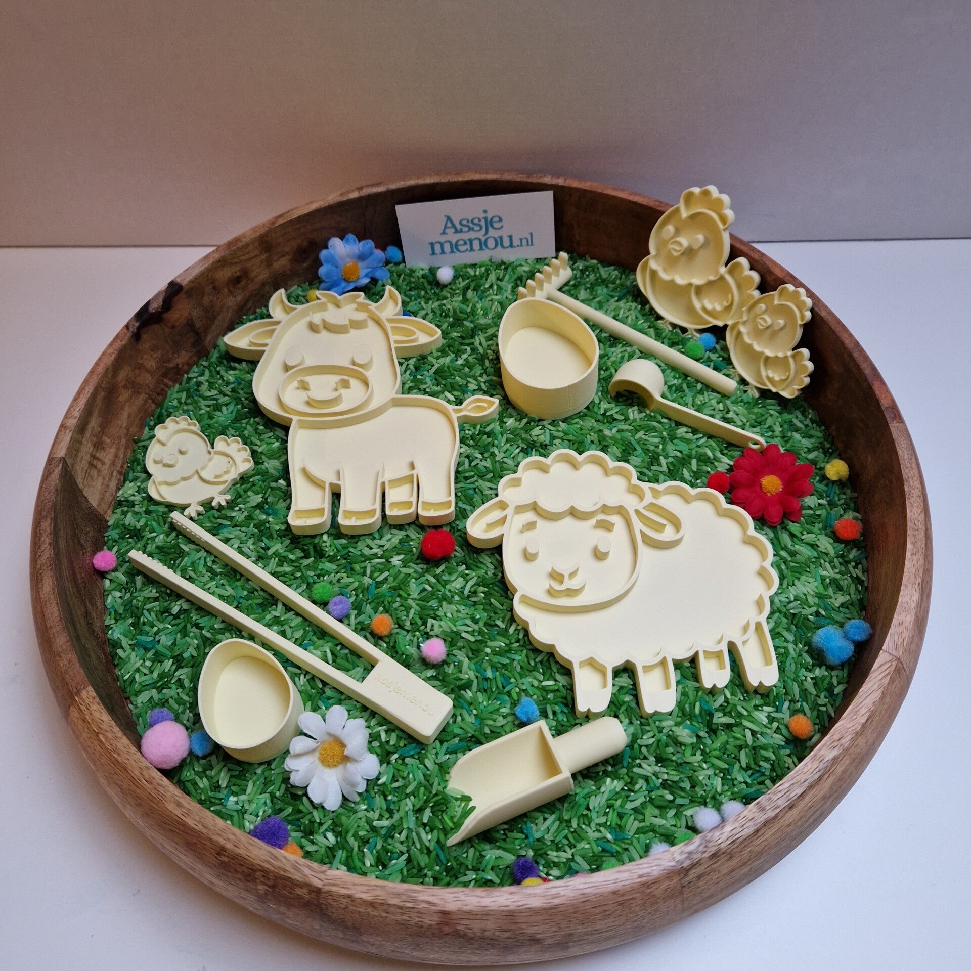 Speelbakvulling compleet XL Boerderij