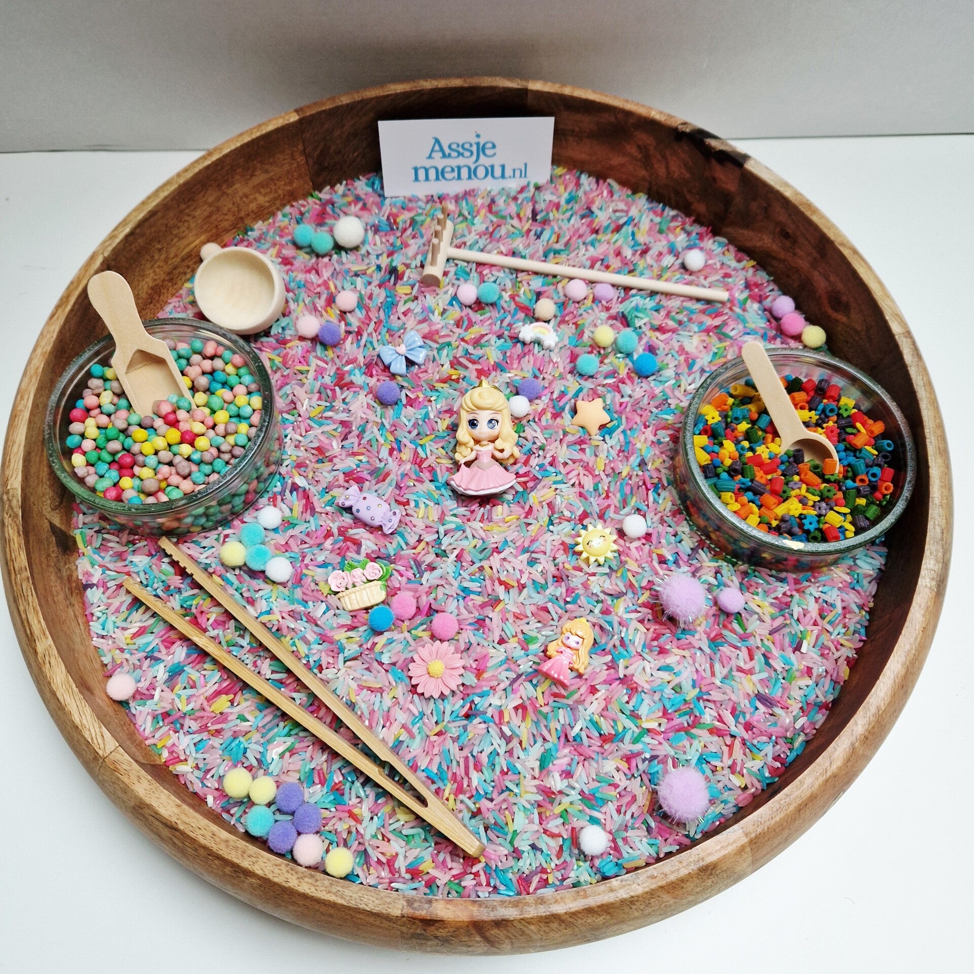 Speelbakvulling compleet XL Prinses - op=op