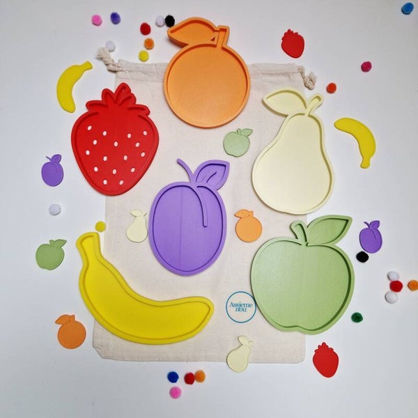 Fruitmandje - tel en sorteer