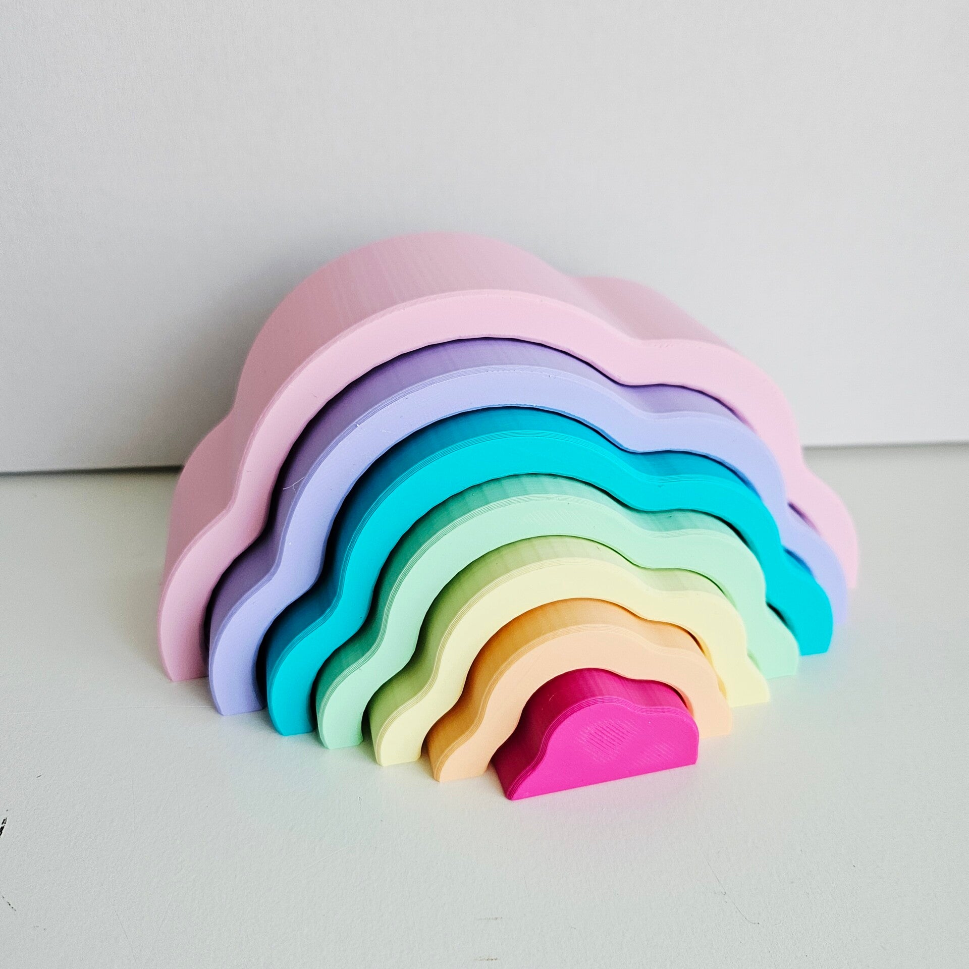 Regenboog Wolk Pastel