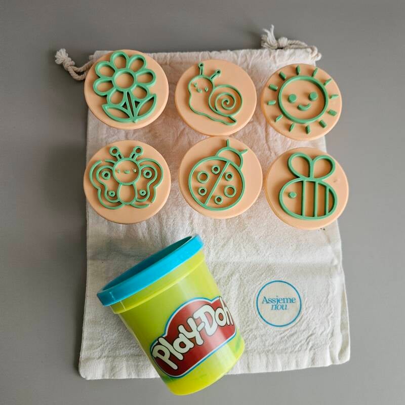 Stempels voor Play-Doh en Kinetic Sand