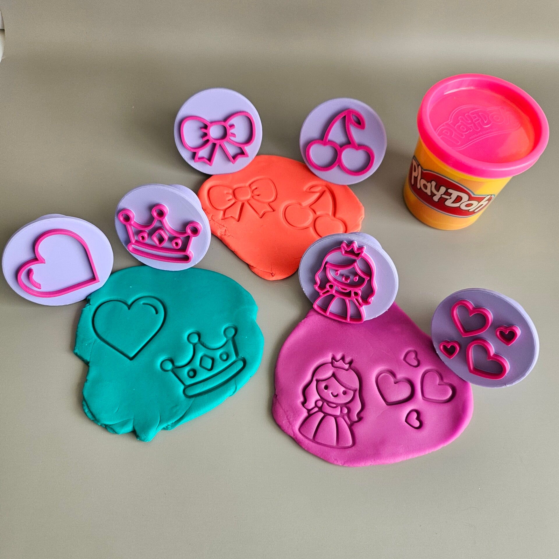 Prinses Stempels voor Play-Doh en Kinetic Sand