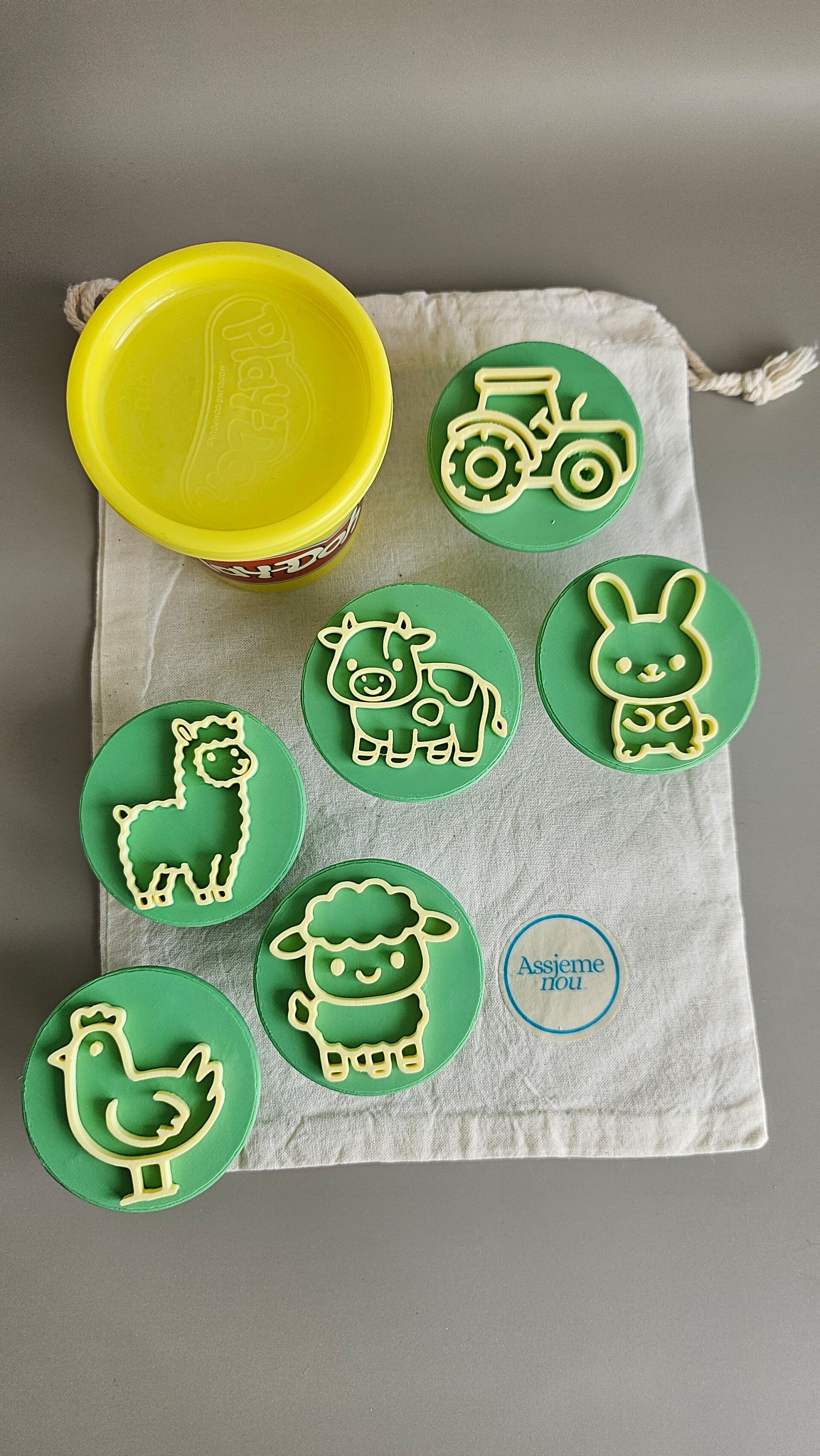 Boerderij Stempels voor Play-Doh en Kinetic Sand