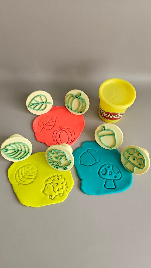 Herfst Stempels voor Play-Doh en Kinetic Sand