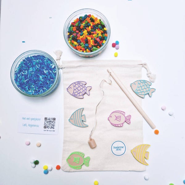 Magneetvisjes plus hengel plus Speelrijst