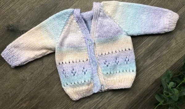 Newborn cardigan rainbow