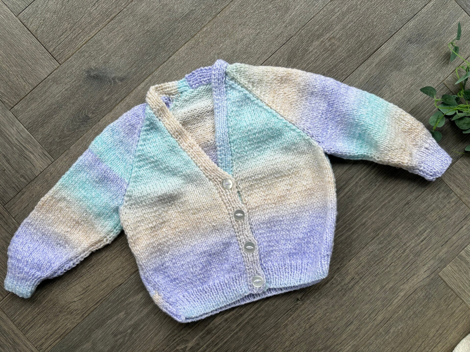 1-2 years cardigan rainbow
