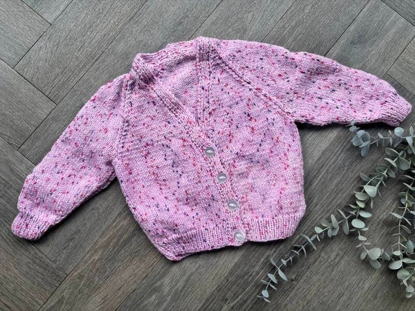 1-2 years cardigan speckled